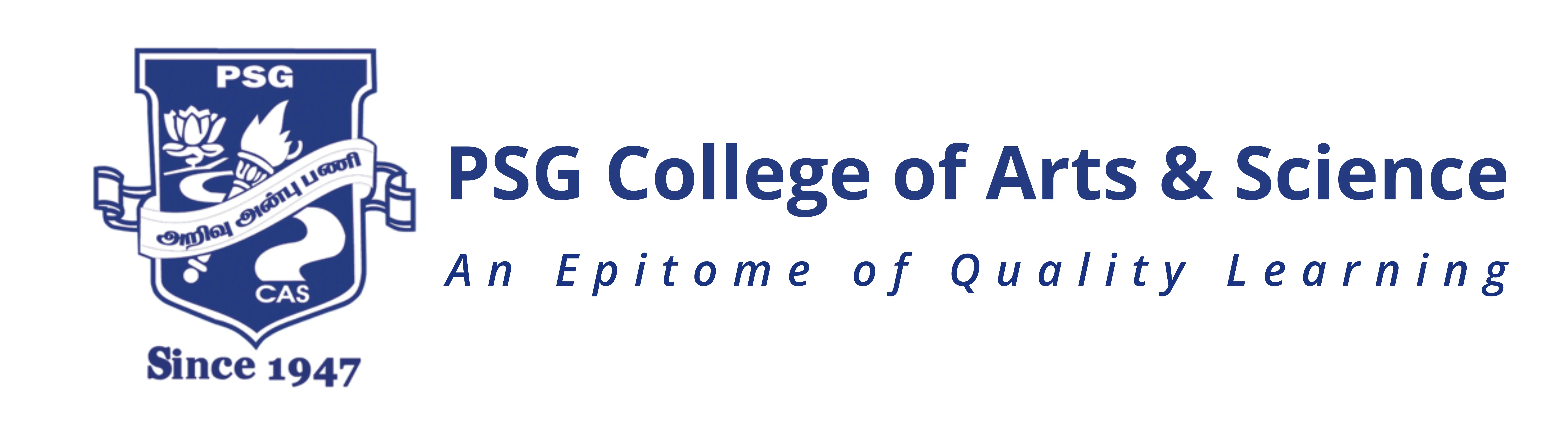 PSG College of Arts and Science (PSGCAS) logo